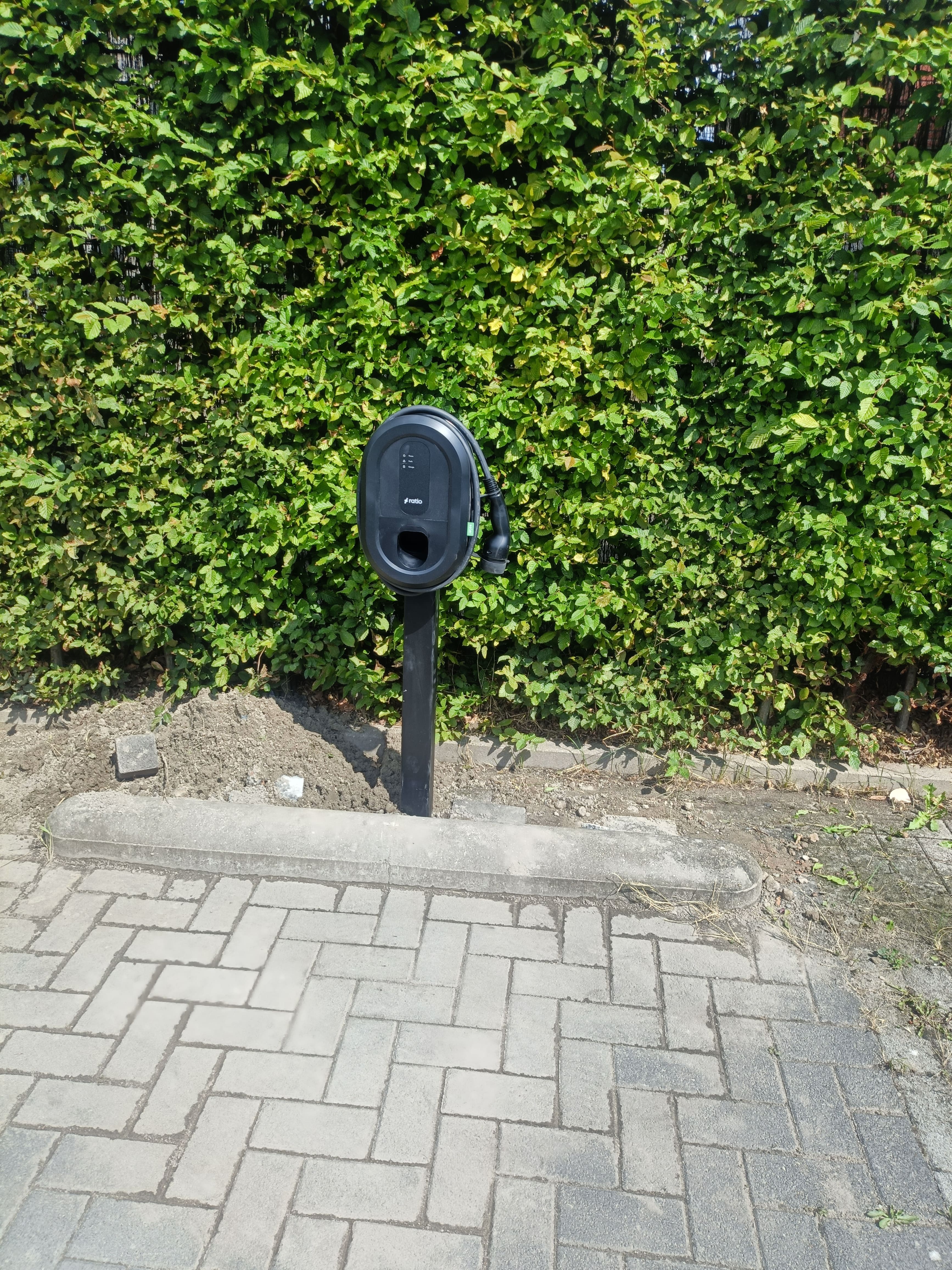 Ratio laadpaal op paal