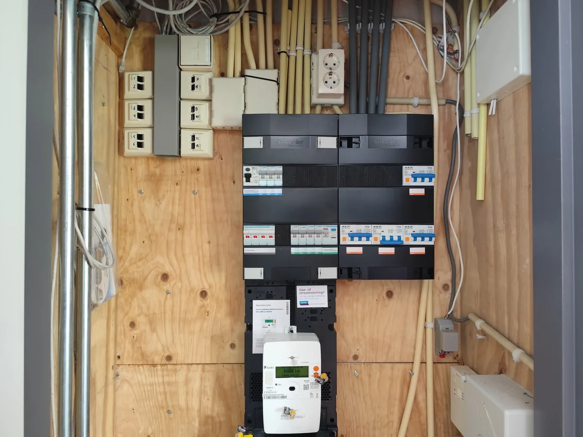 Nieuwe groepenkast geïnstalleerd in een woning in Almere